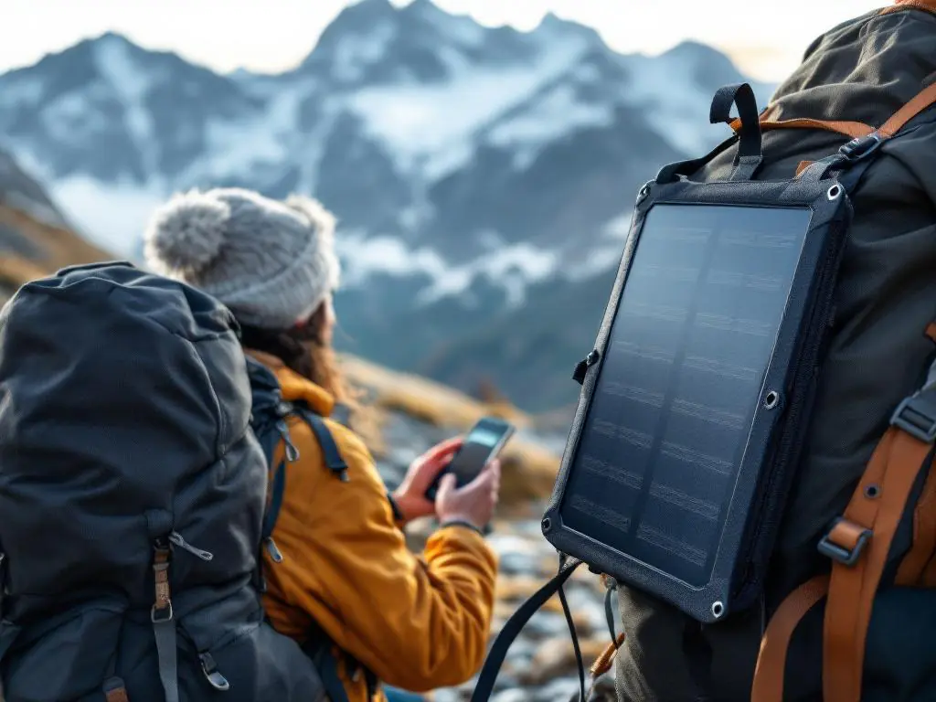 Компактна портативна сонячна панель 40W для кемпінгу та похідних умов.